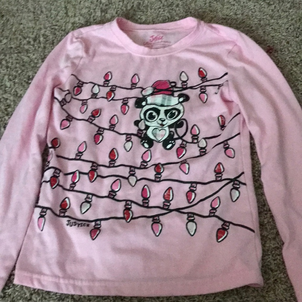 Justice pajama shirt